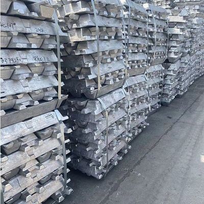 คุณภาพ  25Kg AL99.70A AL99.70 Aluminium Ingots A7 6063 Clean White โรงงาน