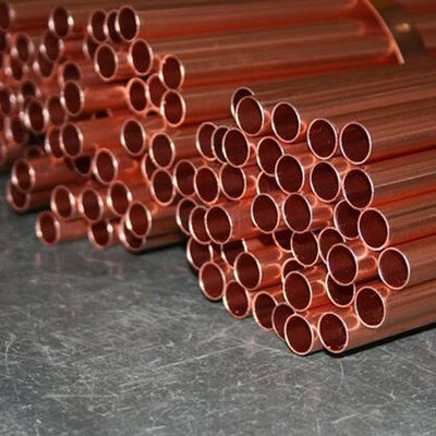 1M C10100 ท่อทองแดงรีดเย็นแบบแข็งท่อทองเหลืองและท่อทองแดงไม่มีรอยต่อ