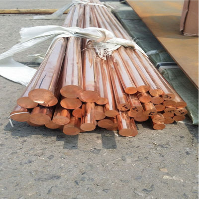 Dia 2 - 90mm C11000 ทองแดงแข็งครึ่งแท่งทองแดงบริสุทธิ์ 99.9%