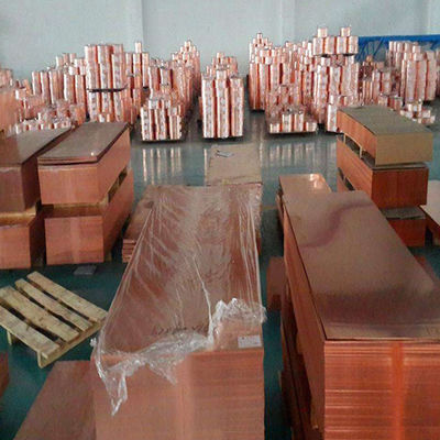 C11600 C12000 แผ่นแผ่นทองแดง 99.9 แผ่นทองแดงบริสุทธิ์ 0.3 มม. - 100 มม.
