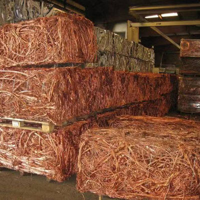 0.20mm - 1.88mm Electrolytic Copper Cathodes Wire Waste สำหรับอุตสาหกรรมเบา
