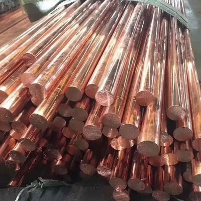 6mm 8mm C11000 ทองแดงบริสุทธิ์เส้นกลม ทองแดงบริสุทธิ์ 99.95%