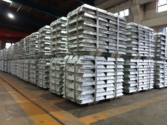 ASTM AISI Ingot Of Zinc Iron Alloy Ingot JIS 99.995% Ingot