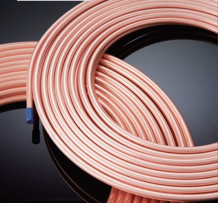 ASTM เครื่องทำความเย็น AC Copper Pipe Tube Pancake Copper Coil C26000 C27000