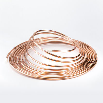 15 มม. ASTM A254 ท่อทองแดงม้วนทองแดงไม่มีรอยต่อสำหรับแพนเค้กอลูมิเนียม Ac