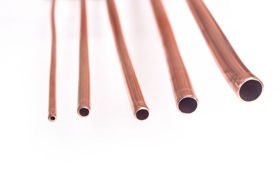 99.99% C10200 3/16in Copper Ac Coil ท่อทองแดงกลวงสำหรับแพนเค้ก