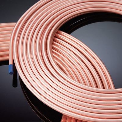 ASTM เครื่องทำความเย็น AC Copper Pipe Tube Pancake Copper Coil C26000 C27000