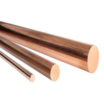 C11000 C1100 แท่งกลมทองแดงบริสุทธิ์ Copper Flat Busbar 8mm C38000