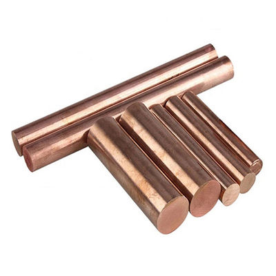 C11000 C1100 แท่งกลมทองแดงบริสุทธิ์ Copper Flat Busbar 8mm C38000