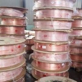 Level Wound H65 22mm Copper Pipe Coil ท่อทองแดงบริสุทธิ์สำหรับแพนเค้ก