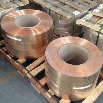 C12200 C12300 การหล่อโลหะที่ไม่ใช่เหล็กแถบทองแดงม้วนผนังบาง ASTM