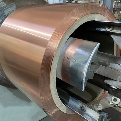 C12200 C12300 การหล่อโลหะที่ไม่ใช่เหล็กแถบทองแดงม้วนผนังบาง ASTM