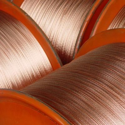สายไฟฟ้าเคลือบเหล็กยางรีไซเคิล ทองแดง Plated อลูมิเนียม 0.13 มิลลิเมตร 8-10%C
