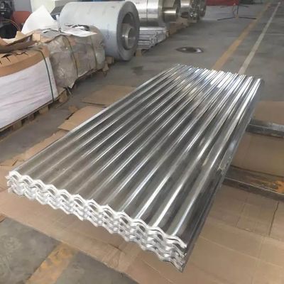 ผนังหลังคาอลูมิเนียม Gi Ibr เหล็ก corrugated Steel สีเคลือบซิงก์ 4.0mm