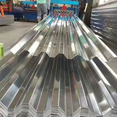 ผนังหลังคาอลูมิเนียม Gi Ibr เหล็ก corrugated Steel สีเคลือบซิงก์ 4.0mm
